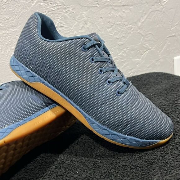 ?? NoBull Outwork Gym Running Training Sneakers Navy Blue Gum Men‎ Sz 12 - EUC main image 6